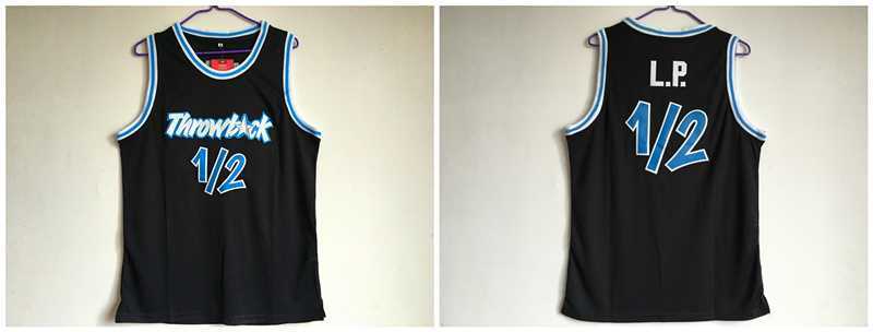 Throwback L.P. 12 Black Stitched Basketball Jersey,We sell and wholesale Throwback L.P. 12 Black Stitched Basketball Jersey on line form chian!